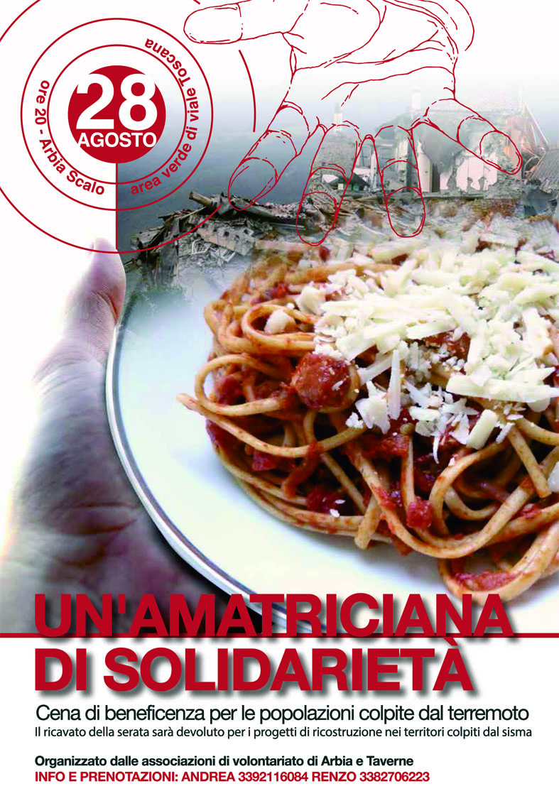 Un’amatriciana di solidarietà